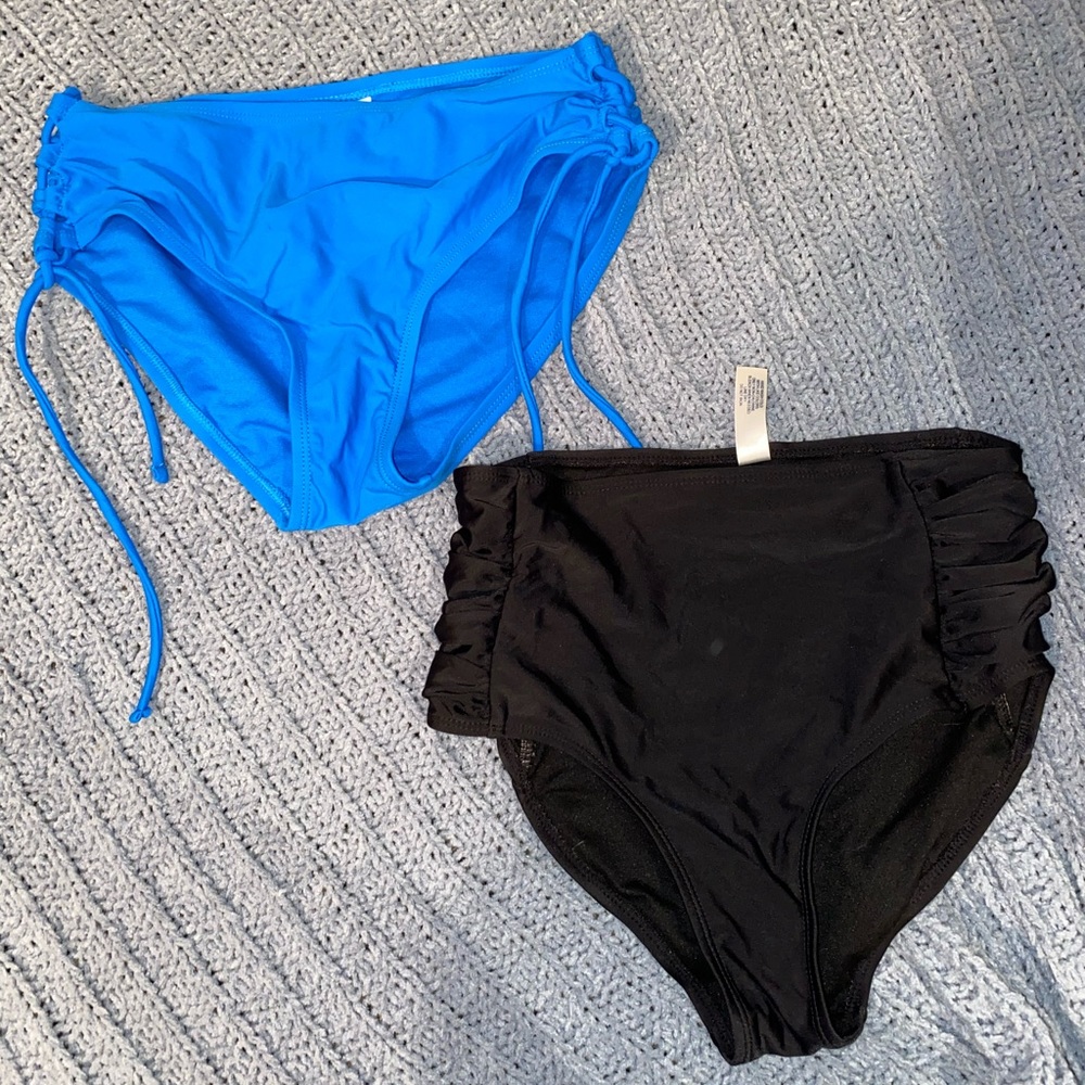 High waisted bikini bottoms bundle